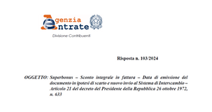 Superbonus: la data della fattura determina la misura dell'agevolazione