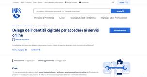 Servizi online INPS: come delegare una persona di fiducia