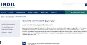 DURC, dall'INAIL il servizio di simulazione della regolarità contributiva