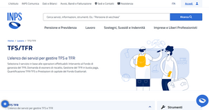 Calcolo TFR e TFS: i servizi INPS per gestione e quantificazione dell'importo