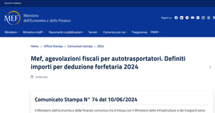 Deduzione forfettaria autotrasportatori 2024: le istruzioni per la dichiarazione dei redditi 