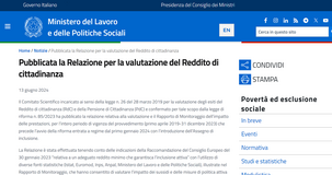 Con il reddito di cittadinanza oltre un milione di persone fuori dalla povertà assoluta