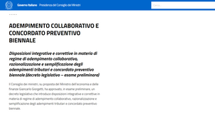 Concordato preventivo biennale, le novità nel decreto correttivo: ufficiali le nuove scadenze