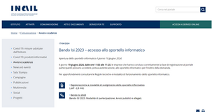 Click day bando ISI INAIL: domanda dalle ore 11.00 di oggi