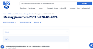 Assegno unico con maggiorazione per genitori vedovi, nuove funzionalità di domanda
