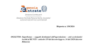 Superbonus ETS: nessuna agevolazione senza l'iscrizione all'anagrafe delle ONLUS