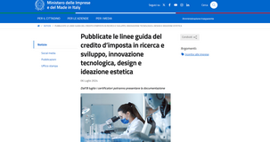 Credito d'imposta ricerca e sviluppo: via libera all'invio delle certificazioni