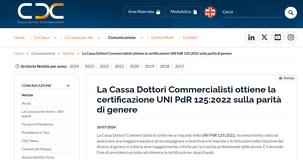 Parità di genere: la CDC ottiene la certificazione UNI PdR 125:2022
