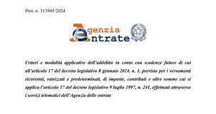 I24, come funziona il servizio delle Entrate per il pagamento di scadenze future?
