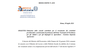 Versamento dei contributi all'ENPAIA: dalle Entrate le causali da inserire nel modello F24 