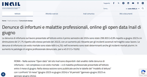 Infortuni sul lavoro: 469 incidenti mortali da inizio anno, da ottobre la patente a crediti 