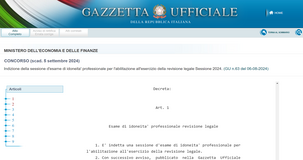 Esame revisore legale 2024: domanda entro il 5 settembre 