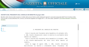 Bonus IRPEF 2024 forze armate e polizia: riduzione fino a 610 euro
