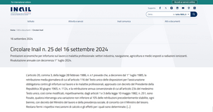 Infortunio e malattia per industria e agricoltura: rivalutata la rendita INAIL