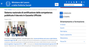 Certificazione delle competenze: al centro i fondi interprofessionali