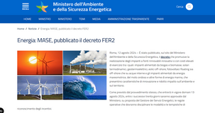Rinnovabili innovative: gli incentivi MASE nel decreto FER2