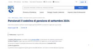 Cedolino pensione settembre 2024: accredito INPS in arrivo tra trattenute e rimborsi 