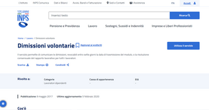 Dimissioni volontarie online 2018: istruzioni INPS