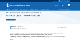 Patente a crediti: rallentamenti per l'invio della PEC con l'autocertificazione