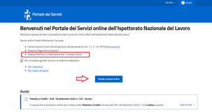 Patente a crediti: come fare domanda sul portale INL