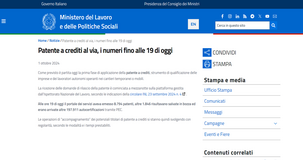 Patente a crediti: oltre 8.500 quelle rilasciate nelle prime ore, 200.000 le autocertificazioni 