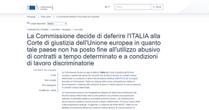 Stipendi degli insegnanti precari: per l'Italia arriva il deferimento alla Corte UE 