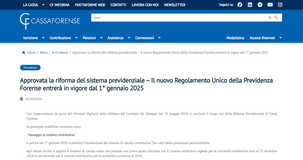 Pensione avvocati: dal 2025 l'assegno è calcolato con metodo contributivo