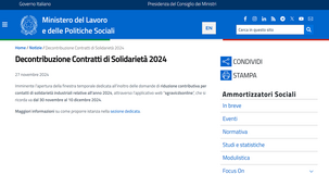 Contratti di solidarietà: quando fare domanda per l'esonero contributivo?