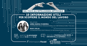 “Dal Fisco all'Intelligenza Artificiale”