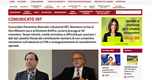 Concordato preventivo biennale, l'INT scrive al MEF: serve proroga al 30 novembre