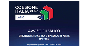 Regione Lazio: al via le agevolazioni sulla transizione energetica