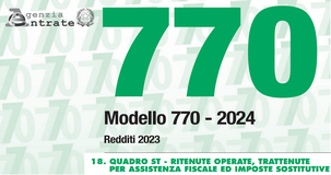 Modello 770/2024: le istruzioni per la compilazione del Quadro ST