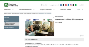 Regione Lombardia: contributi a fondo perduto per le micro imprese