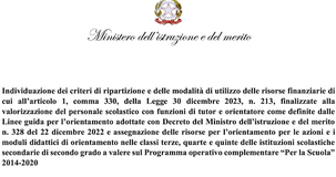Scuola: in arrivo 267 milioni per docenti tutor e orientatori