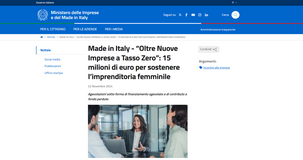 Imprese femminili, 15 milioni di euro per contributi a fondo perduto e finanziamenti agevolati