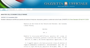 Rischio fiscale: le modalità di certificazione del sistema TCF