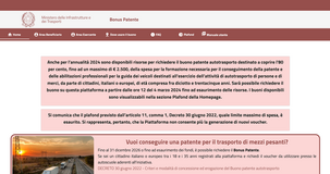 Bonus patente autotrasporto: nuove risorse in arrivo