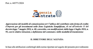 Credito d'imposta per le Zone logistiche semplificate: arriva il modello per la domanda