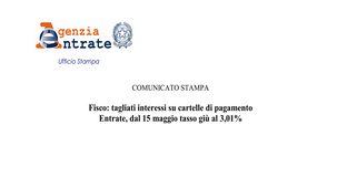 Cartelle esattoriali: giù i tassi di interesse 2018