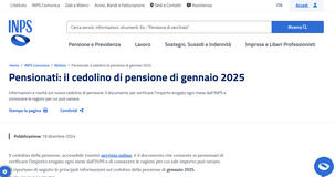 Cedolino pensione gennaio 2025: quanto spetta tra aumenti e trattenute?