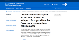 Mini contratti di sviluppo per le imprese del Sud: proroga per la domanda 