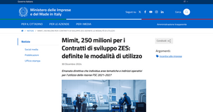 Contratti di sviluppo ZES Unica: definiti i programmi finanziabili