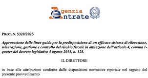 Certificazione del tax control framework: pubblicate le linee guida 