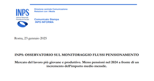 Pensioni: nel 2024 crollano le uscite anticipate, l'importo medio sale di 15 euro 