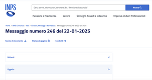 Assegno di invalidità: dall'INPS chiarimenti sulla maturazione del requisito contributivo
