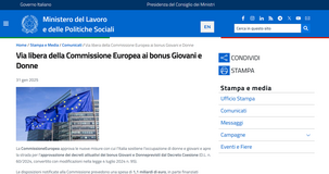 Bonus assunzione giovani e donne: c'è l'ok della Commissione UE 