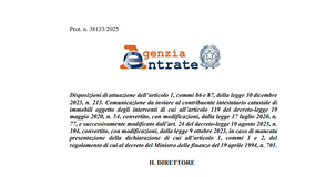 Lettere dall'Agenzia delle Entrate sul Superbonus: in arrivo PEC sulle variazioni catastali