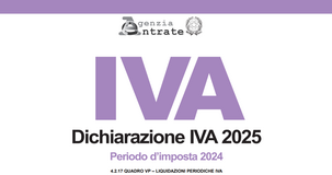 Quadro VP della dichiarazione IVA 2025: le istruzioni per la compilazione