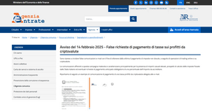 Criptovalute: nuove truffe segnalate dall'Agenzia delle Entrate