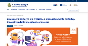 Regione Calabria: al via le agevolazioni per le startup innovative